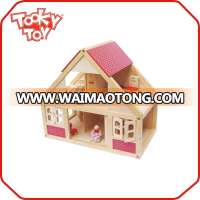 Wholesale Kids wooden toy Miniature Doll House Furniture Wooden Doll House