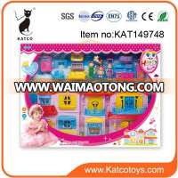 Educational plastic mini doll house