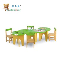 Hot Sale! Wooden School Furniture Children Drawing Table