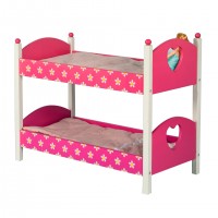 New Design Wooden Toy Doll Bunk Bed for kids