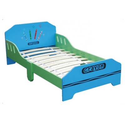 High quality children design furniture assemble cot wooden single bed