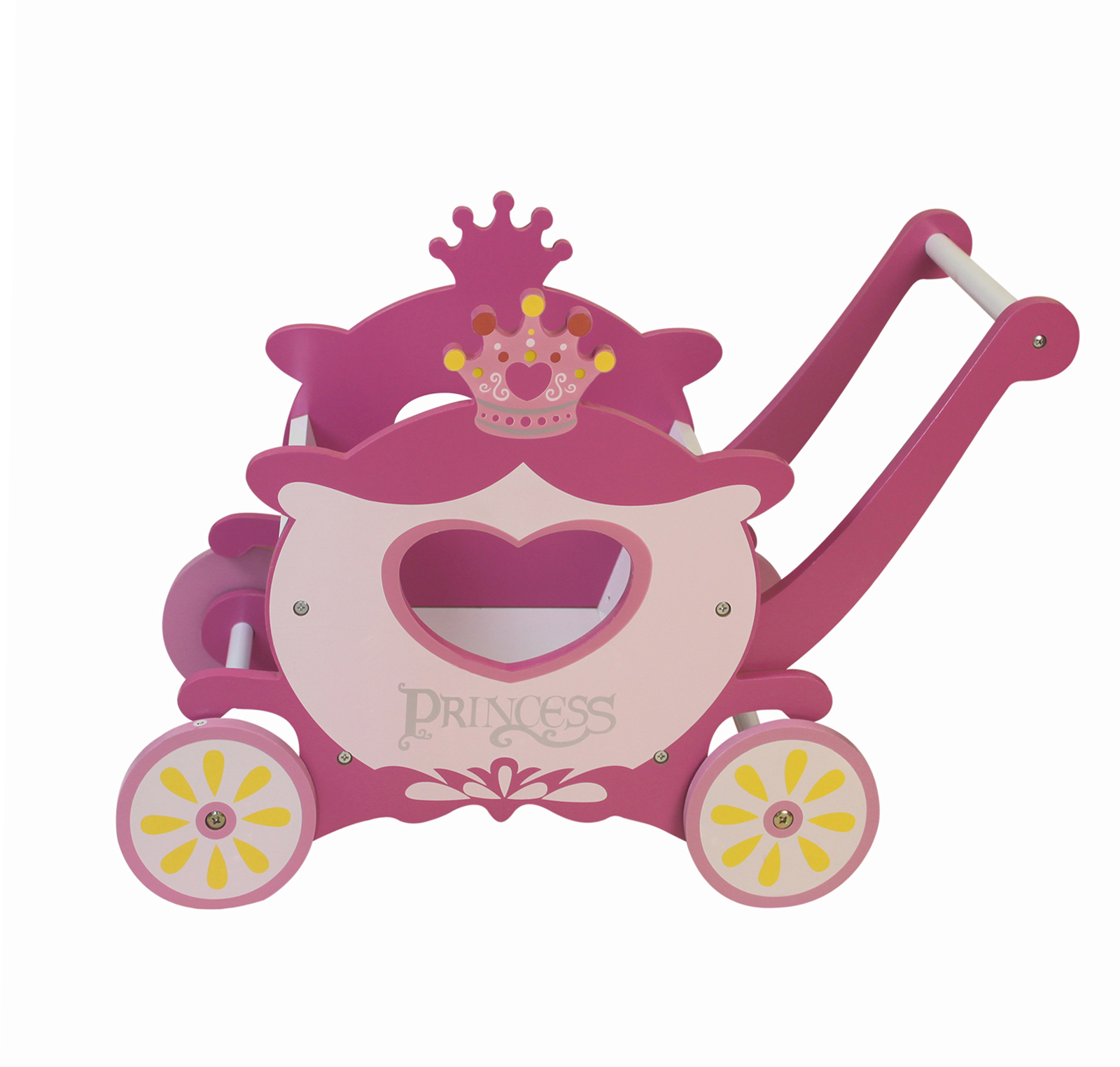 conform to EN71 cute exquisite doll furniture 18 inch doll pram stroller small wooden pram toy