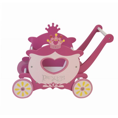 conform to EN71 cute exquisite doll furniture 18 inch doll pram stroller small wooden pram toy