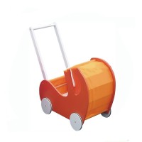 Wooden Wholesale Beautiful Pull and Push Walkerdoll Toy Pram