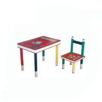 WEIFU New Wooden Furniture Play Set Study Kids Crayon Table And Chairs