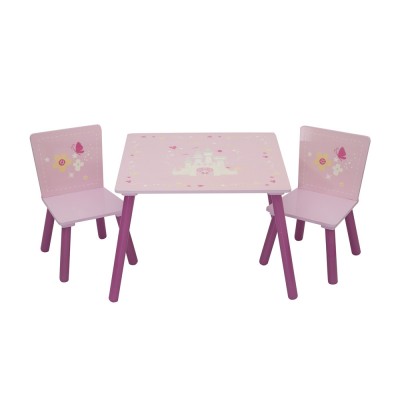 WEIFU Children Kids Wooden Bedroom Furniture Study Table And Chair, Dining Table and Chair