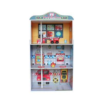 New arrival kids diy  image mini furniture small wooden doll house