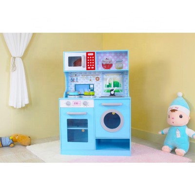 Wholesale Child Gift Diy Kids Toys Wooden Kitchen Play Set