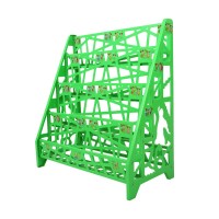 Colorful Bookshelf Kids Plastic Hollow Bookshelf